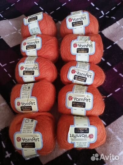 Пряжа кид мохер Турция