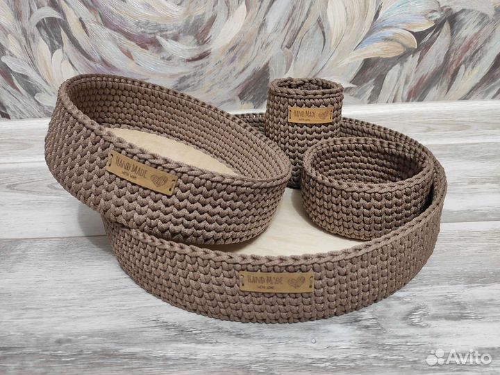 Декоративный поднос, корзина,стаканчик, конфетница