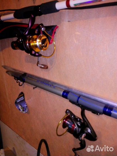 Катушки на спининг и телескопичку