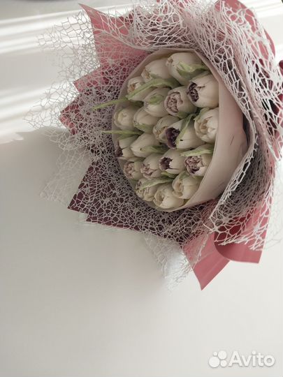 Букет из зефирных цветов