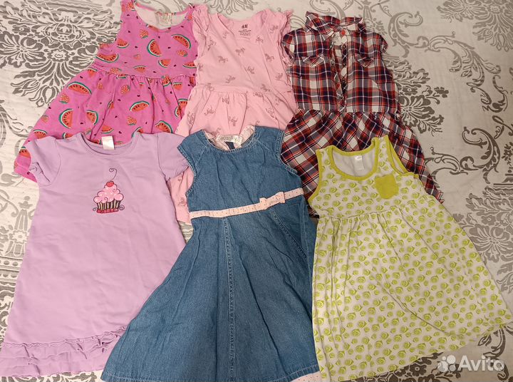 Одежда для девочки пакетом 110 116