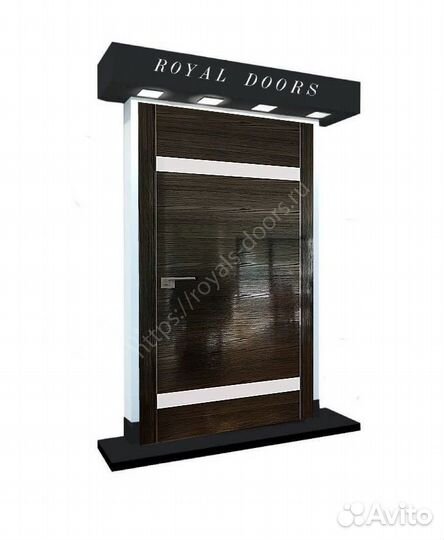 Глянцевая металлическая дверь с шумоизоляцией