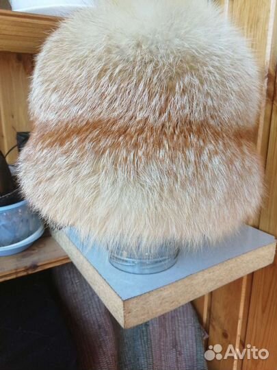Шапка из лисы 58р