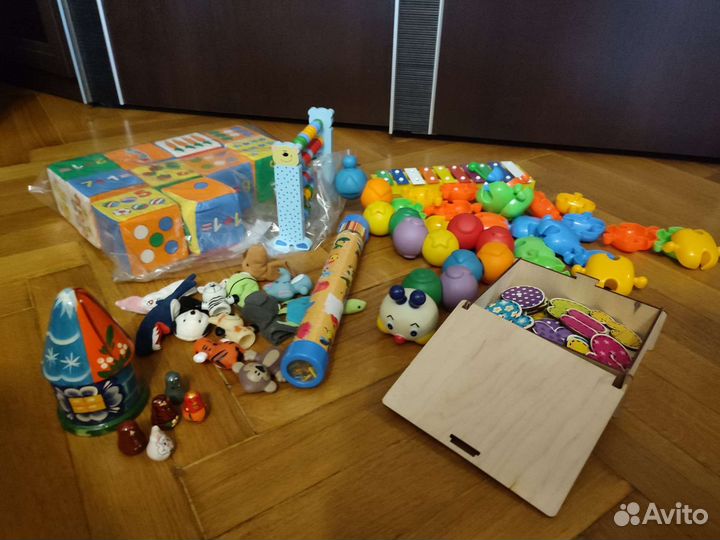 Развивающие игрушки пакетом, пальчиковый театр