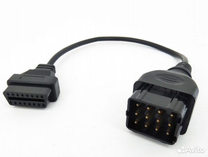 Переходник разъем GAZ (газ) 12 pin на OBD2 16 pin