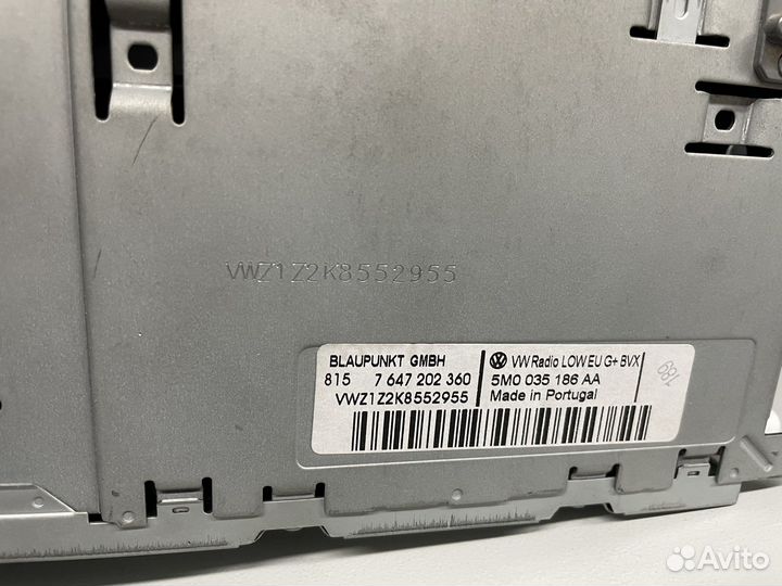 Магнитола Polo,Golf,Tiguan