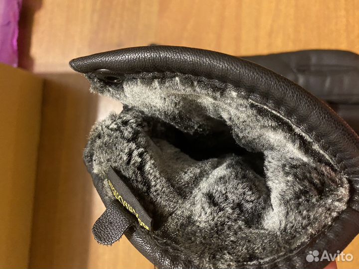 Мужские кожаные Перчатки зимние новые