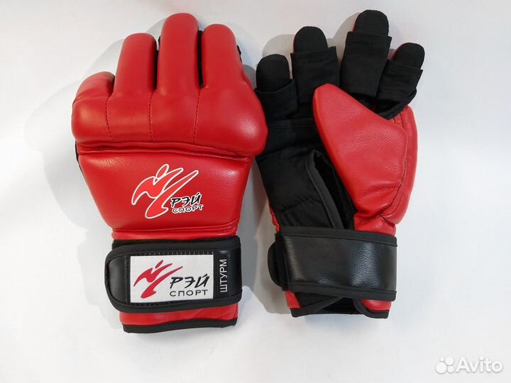 Перчатки для арб Рэй-Спорт штурм красные (M)