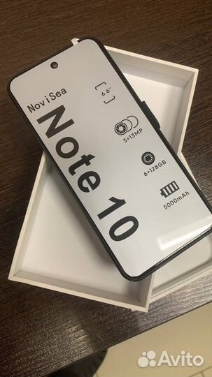 NoviSea Note 10, 6/128 ГБ