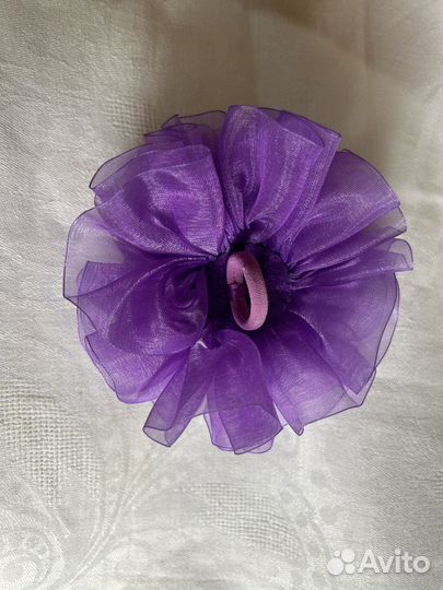 Банты для волос белые