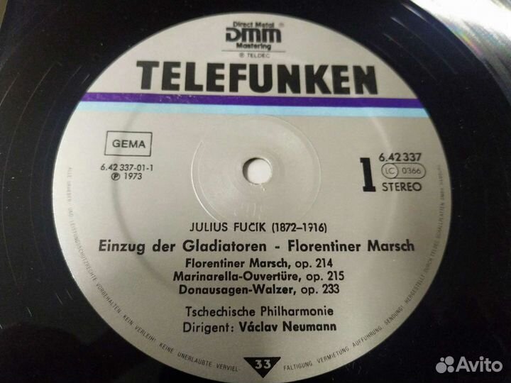 Julius Fucik Florentiner Marsch винил Германия