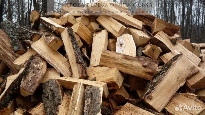 Дрова осиновые хвойные навалом