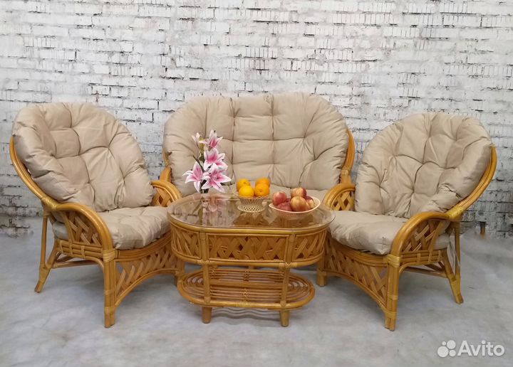 Мебель из натурального ротанга