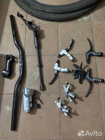 Калиперы, грипсы, ручки, педали