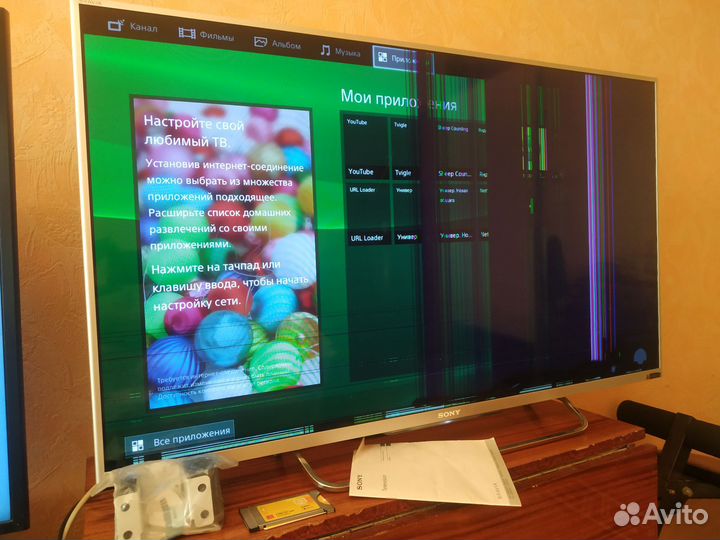 Телевизор SMART tv sony kdl-42w817b бу