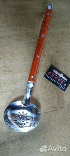 Шумовка 40/47/64см с дер. ручкой