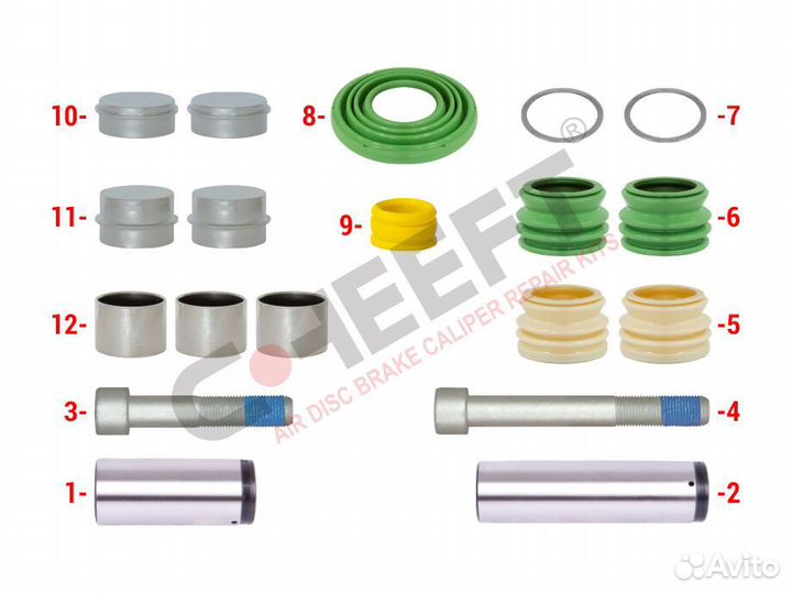 Комплект направляющего штифта