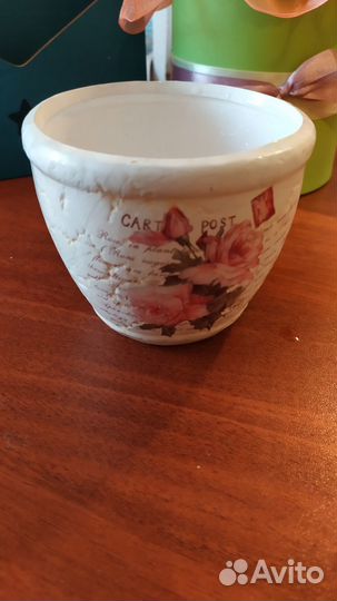 Горшок, ящик и коробка для цветов бу