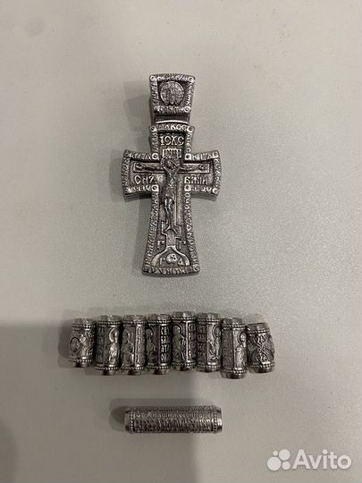 Серебряный крест большой