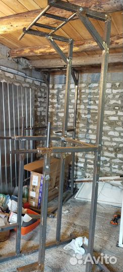 Турник брусья пресс 3 в 1 напольный