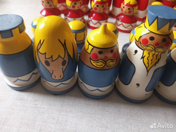 Шахматные фигуры деревянные сувенирные СССР