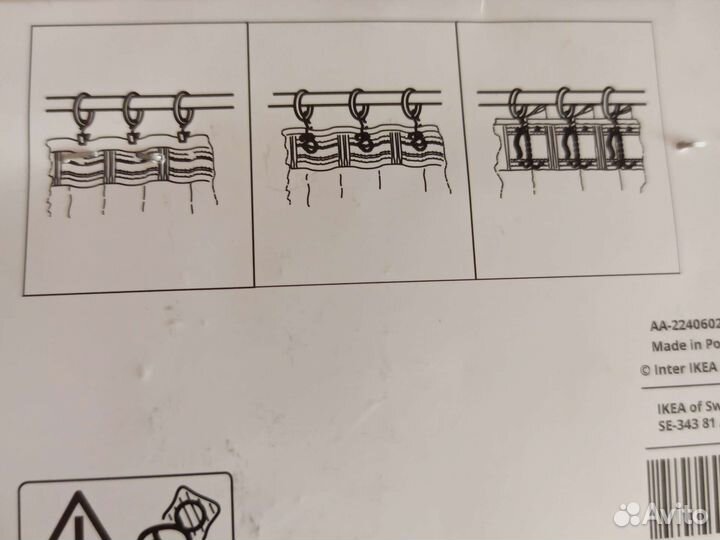 Крючки и зажимы для струнной и/или круглой гардины