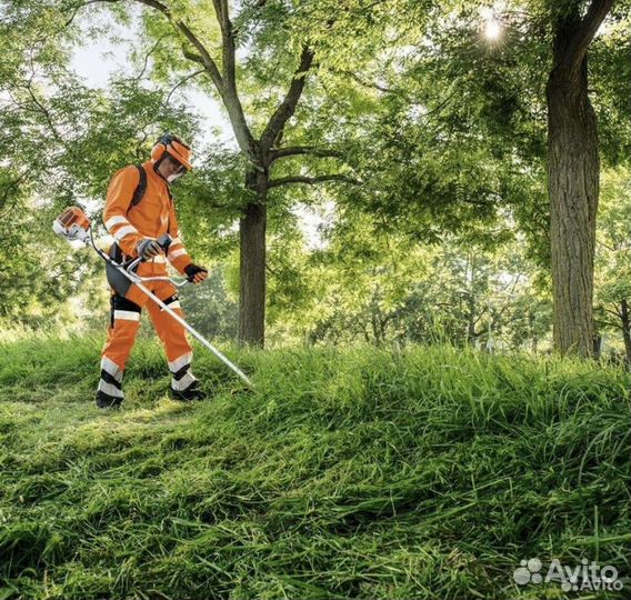 Вспашка земли мотоблоком, покос травы тримером