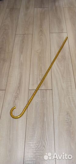 Трость для восточных танцев золотистая