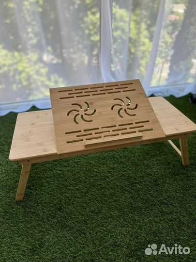 Подставка под ноутбук деревянная