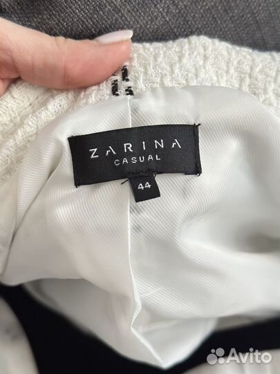 Твидовый пиджак zarina