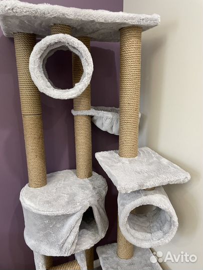 Когтеточка, большой домик для кошки