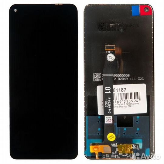 Дисплей для Huawei Honor 30s, CDY-NX9A тачскрин че