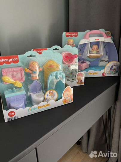 Новые игровые наборы Fisher price Little people