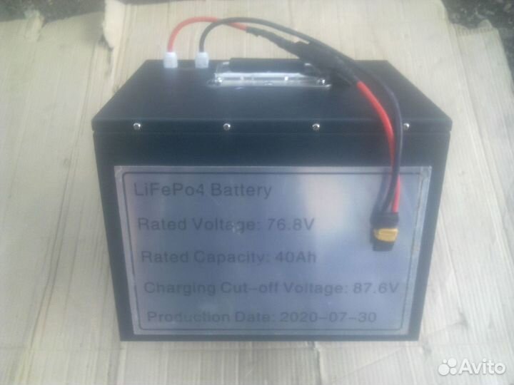 Акб LiFePo4 76.8V 40Ah