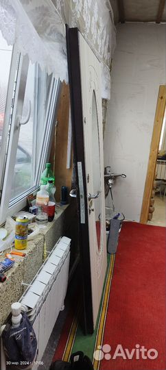 Дверь входная железная уличная бу