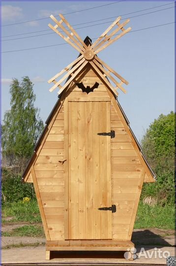 Дачный туалет деревянный JKT226