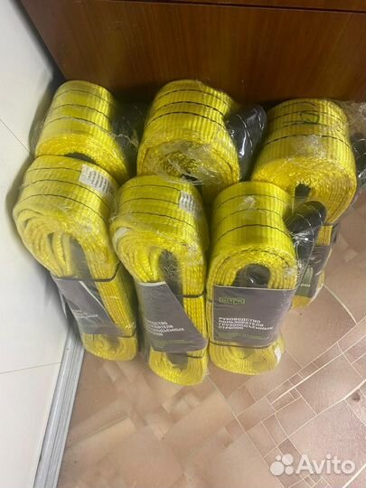 Текстильные стропы 6 шт:4 шт-3м.2шт-6м. За все