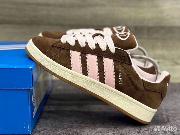 Adidas campus 00s коричневый