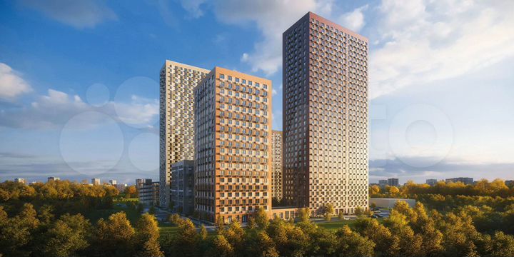 Квартира-студия, 25,6 м², 25/33 эт.