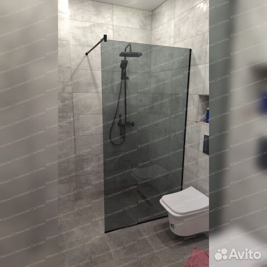 Душевая перегородка из закаленного стекла