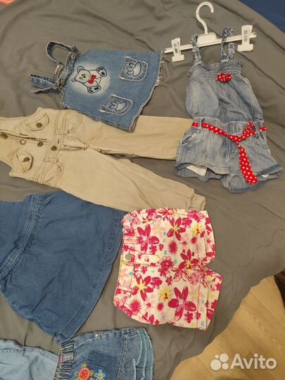 Пакет джинсовых вещей 86-92