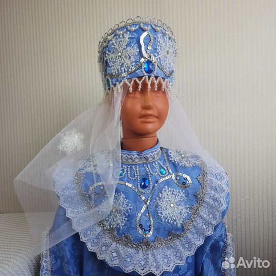 Костюм снегурочки рост 110-168