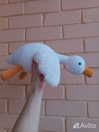 Гусь обнимусь. Мягкая игрушка ручной работы