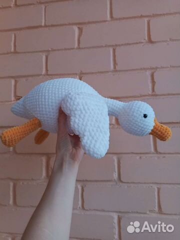 Гусь обнимусь. Мягкая игрушка ручной работы