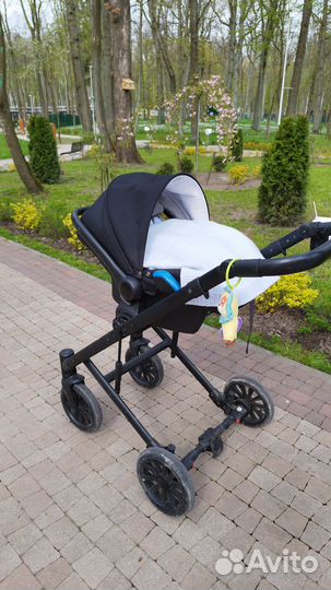 Коляска Anex cross 3 в 1 с креплением isofix
