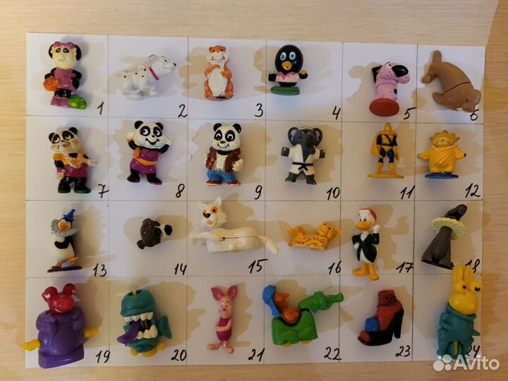 Игрушки из киндера