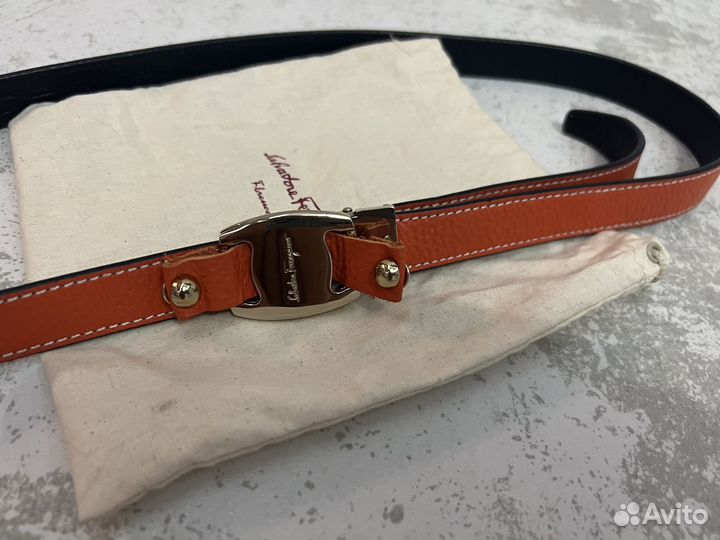 Ремень тонкий женский Salvatore Ferragamo