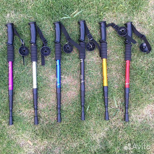 Трекинговые палки складные с амортизацией