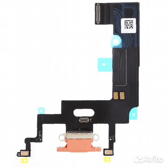 Шлейф для iPhone XR + разъем зарядки + микрофон (р