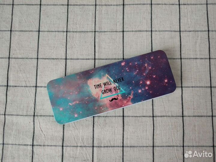 Пенал металлический для канцтоваров